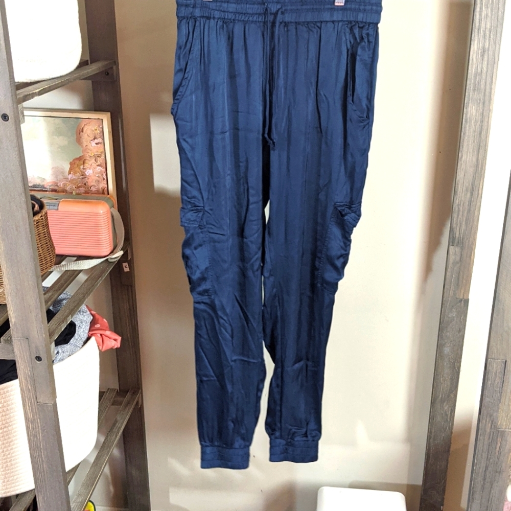 Young fabulous and broke silk cargo joggers